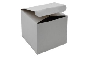 WHITE PAPER BOXES 10x10x10cm SET/20